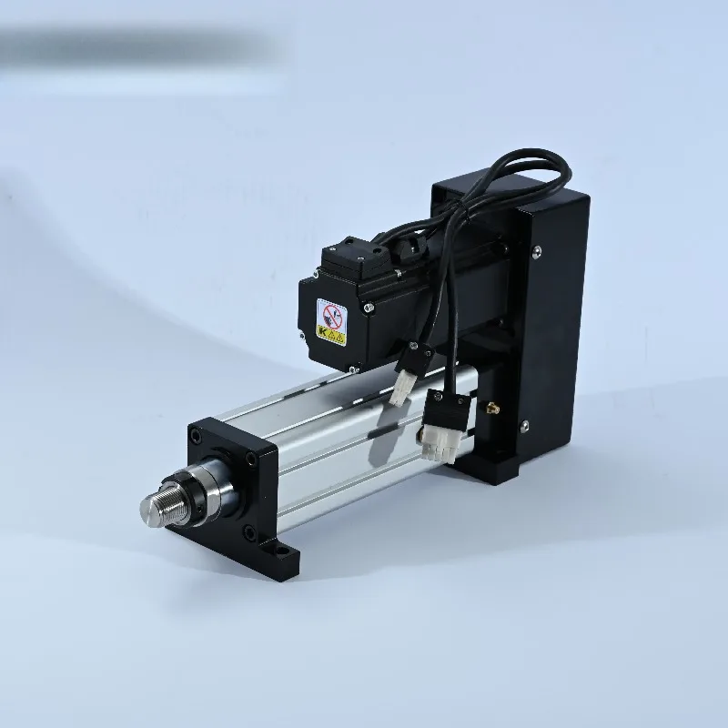 High-precision motorized cylinder with high operating speed servo drive, belonging to the category of linear actuators