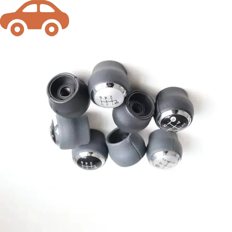 For Leather Wrapped Gear Shift Handball for Toyota Corolla RAV4 Manual Transmission Head Gear Lever Gear Head Car Accessory