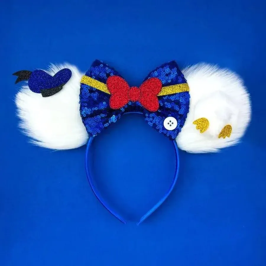 Classic Disney Mickey Ear Hoop Donald Duck Daisy Fur Hoop Chichiti Hoop Amusement Park Decoration