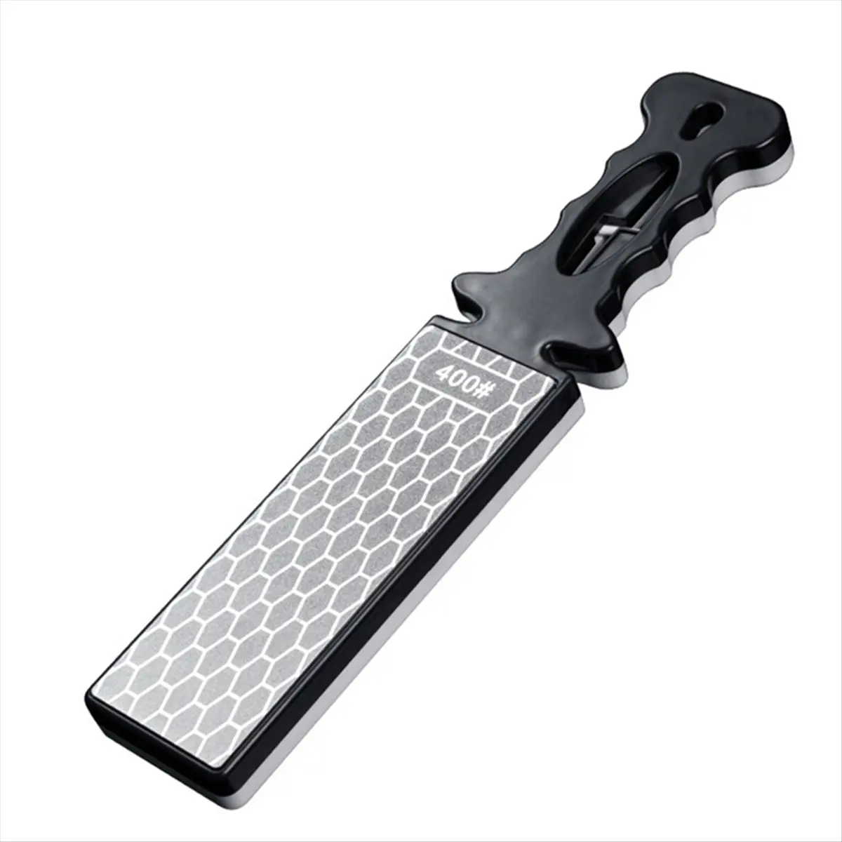 ABNH 5-In-1 Diamond Sharpening Plate Knife Double-Sided 400/1000 Grit Honeycomb Outdoor Kitchen Grinding Tool