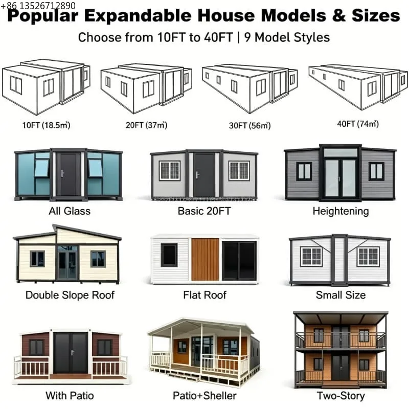Picture 7: Prefab Foldable Expandable Container House 20ft 40ft for Hotel Villa Mobile Home Fast Assembly with Steel Structure customized