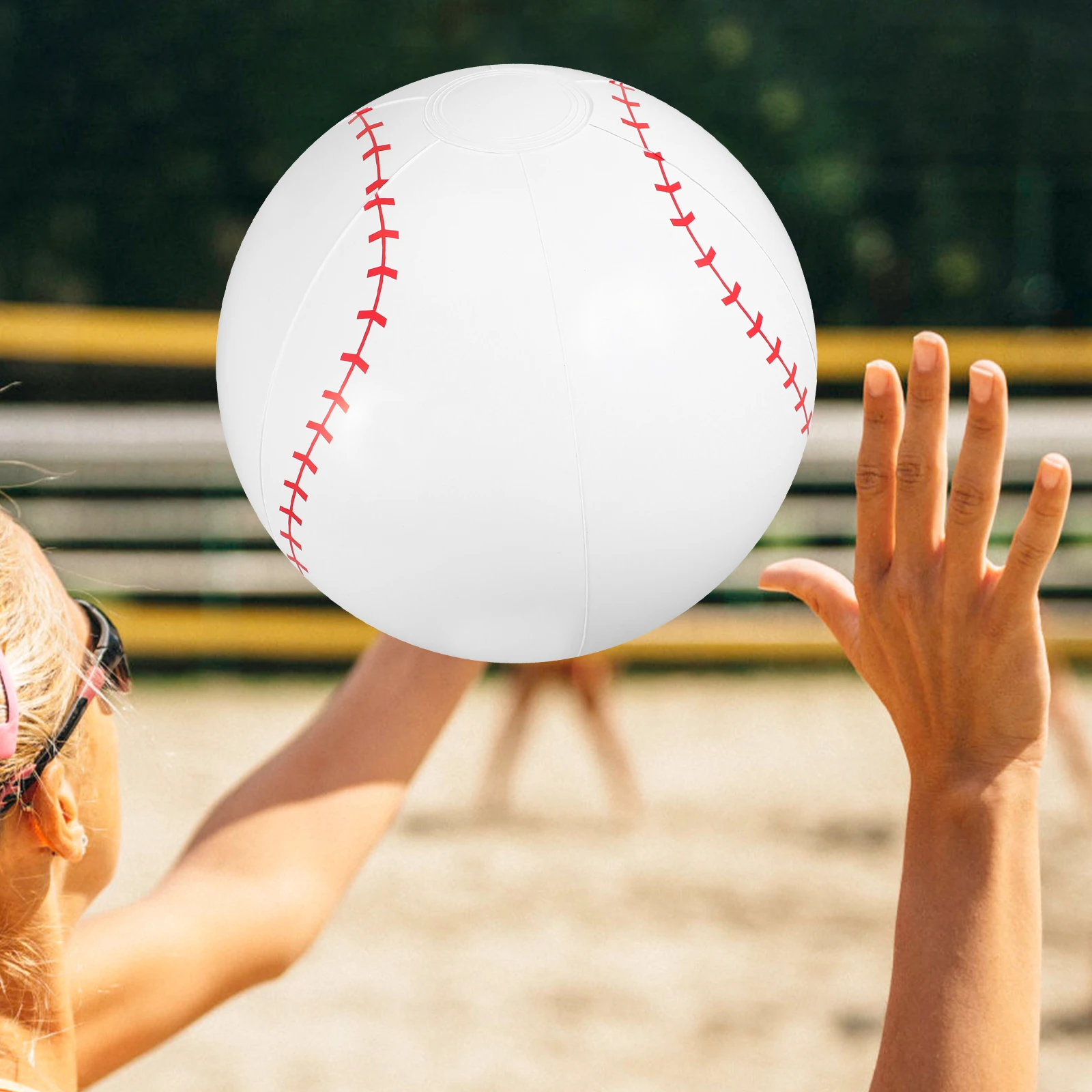 Palloni da spiaggia in PVC divertenti per piscina per bambini da baseball gonfiabile da 3 pezzi