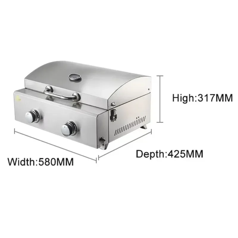 Gas multi function oven Pizza Maker Steak Maker Stainless Steel Oven