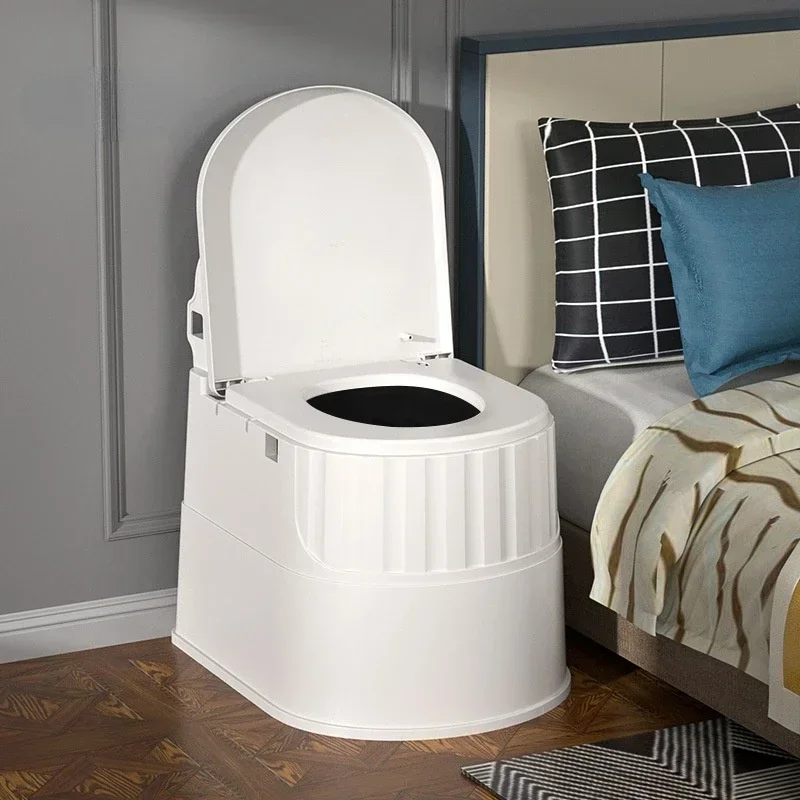 Special Crowd Toilet Removable Portable Toilet Height Adjustment Camping Toilet Double Cushion Design Toilets With Compact