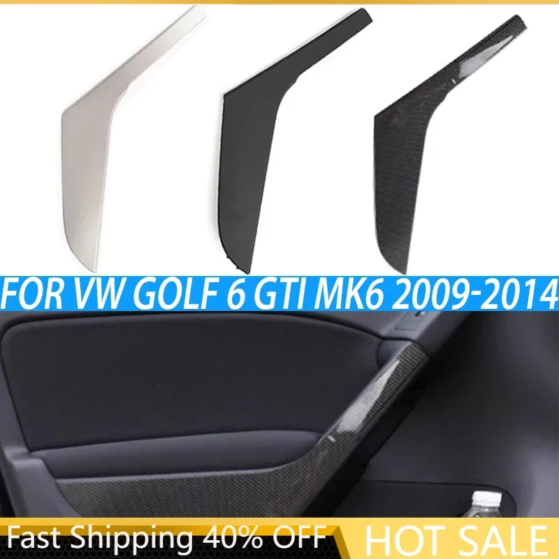 

Black Car Interior Door Left Right Pull Handle Cover Trim For Volkswagen VW Golf 6 GTI MK6 2009-2014 5K4868040A