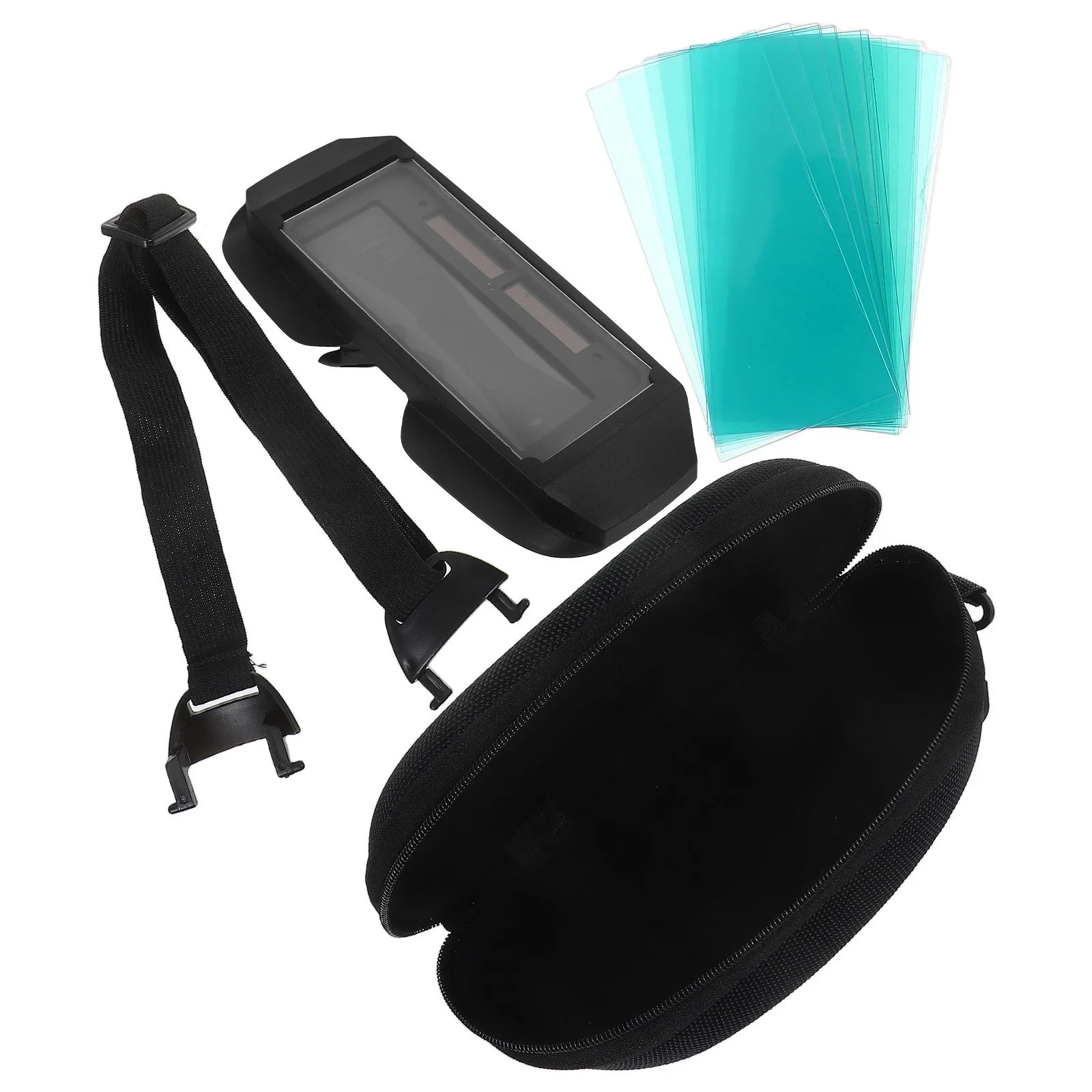 

Automatic Darkening Welding Glasses with Shield Clear Vision Comfortable Wear for Various Welding Environments Protection