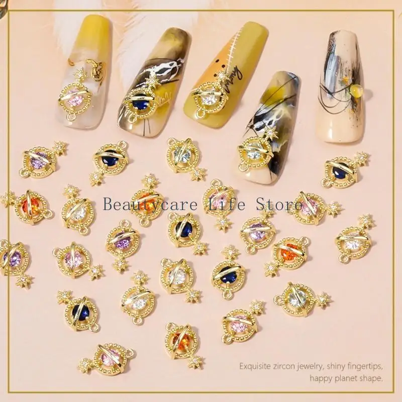 652c Art Schmuck für Saturnform für -Planet für Strasszauber für