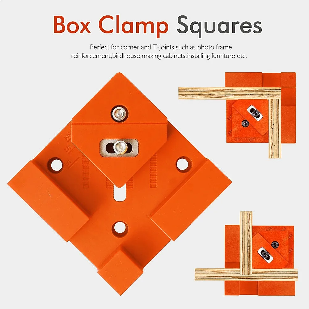 90 Degree Woodworking Right Angle Clamp Adjustable Spring Corner Clamp Picture Frame Tool