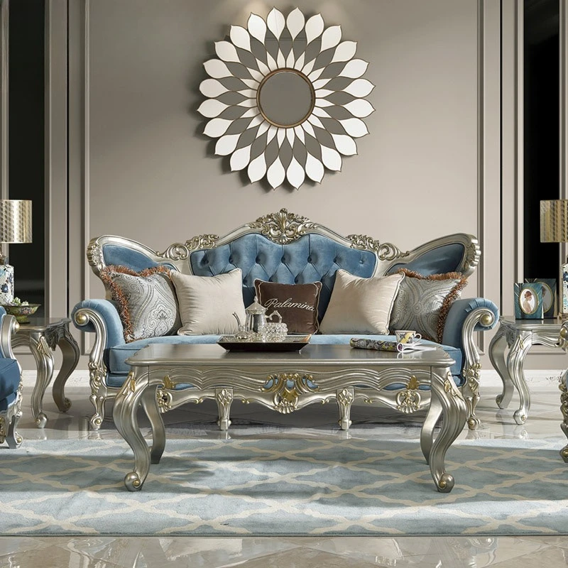 

American solid wood living room French pull buckle simple European light luxury furniture decoration luxury