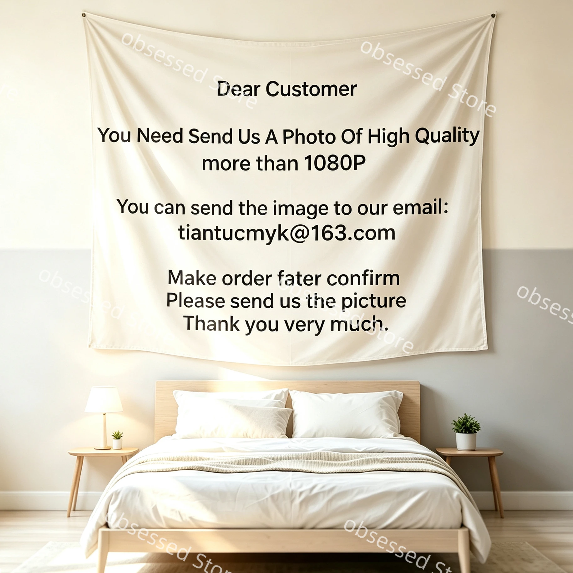 Customized 2D Tapestry Wall Hanging Decoration Printing for Your Pets, Friends, Family, Hobbies, Photos, Gifts, Tapestries