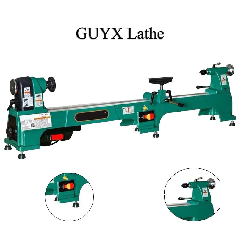 750W Speed regulation H0624Z high speed woodworking machine woodworking lathe wood rotating lathe woodworking tools