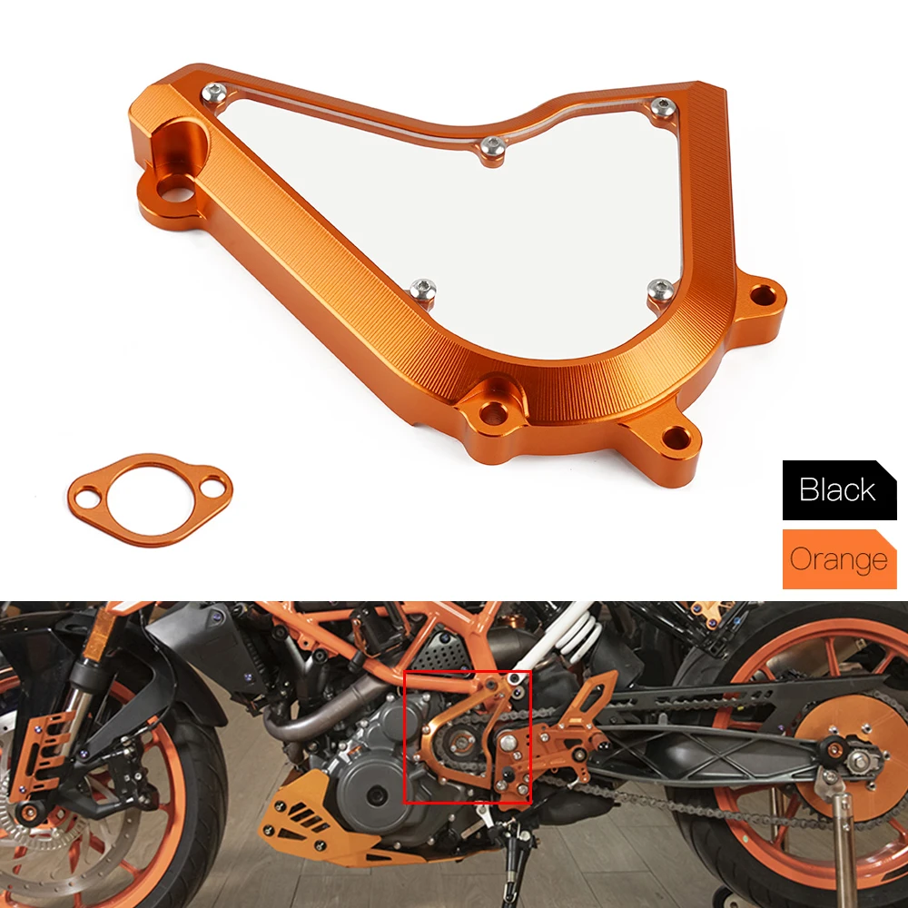 

Motorcycle Sprocket Chain Protector Chain Guard Cover for KTM 390 Adventure 390 ADV 2020-2024 250 Duke 390 Duke 2013-2023