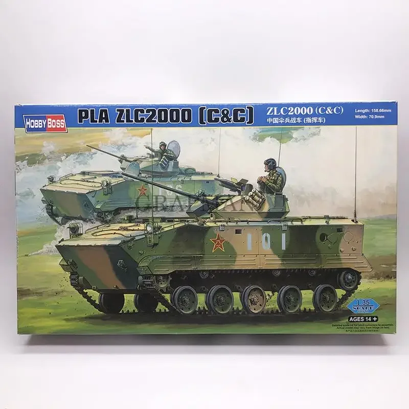 1/ 35 Chinese Paratroopers Chariot Command Vehicle Military Assembly Model Crawler Armored Vehicles