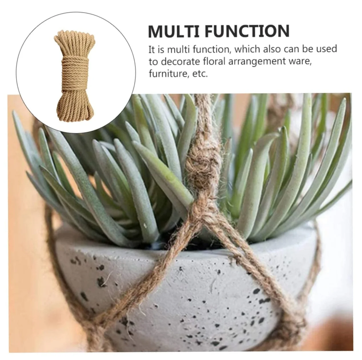 Natural Sisal Rope Cat Scratcher Rope Tree Scratching DIY Toy Paw Claw Furniture Protector Scratching Post Cat Accessories