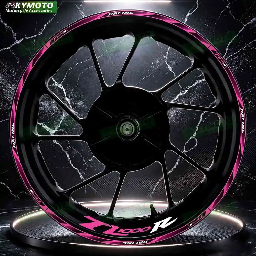 For TL1000R TL 1000R motorcycle accessories 17-inch front and rear wheel decals fairings and reflective sticker Waterproof PVC