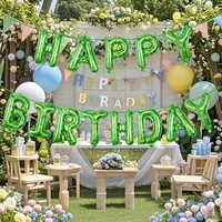 40 Inch forest Big Foil Birthday Balloons Helium Number Balloon 0-9 Happy Birthday  Decorations Shower Large Figures Globo
