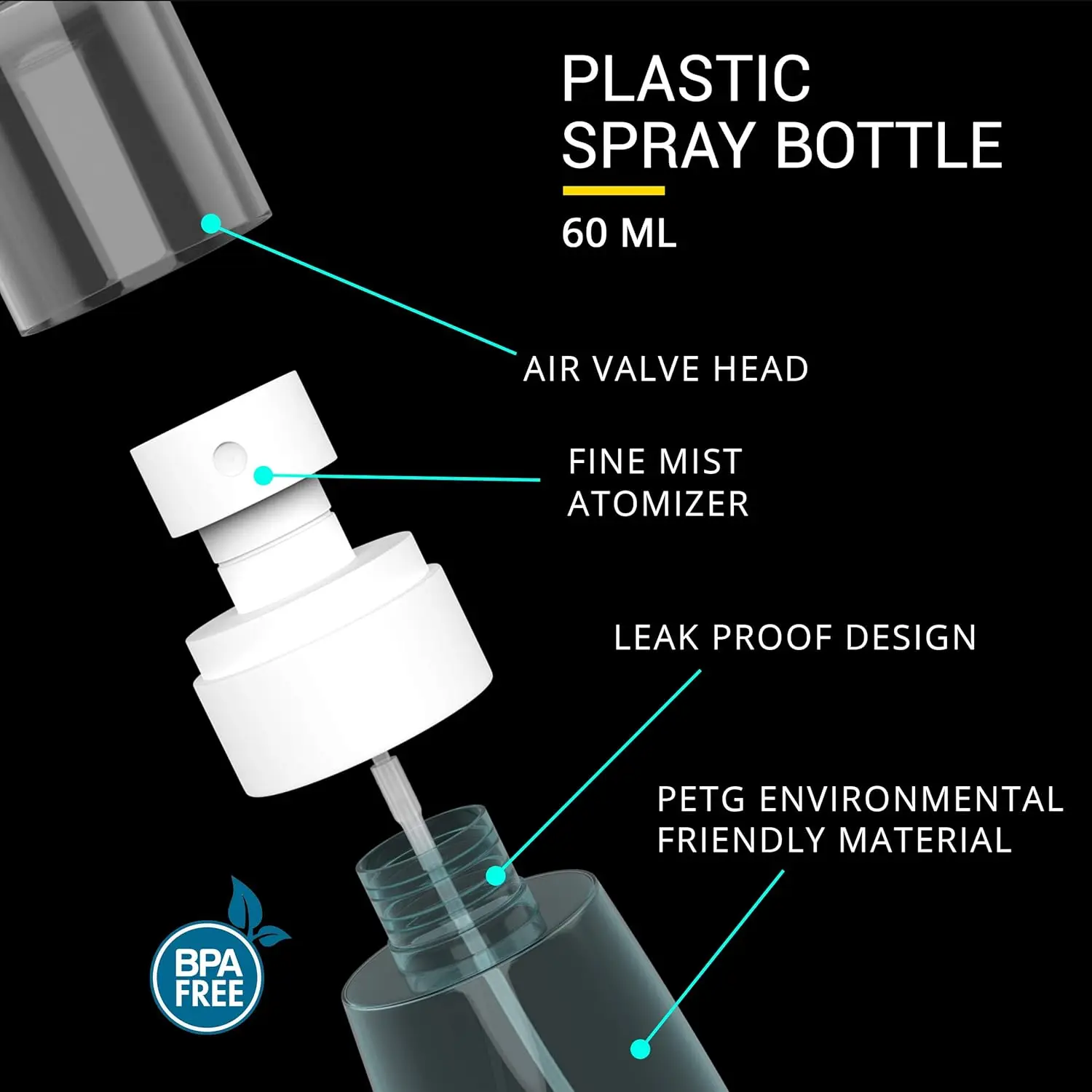 50pcs-30-60-100ml-empty-plastic-spray-bottles-refillable-travel-size-fine-mist-spray-containers-for-perfume-cosmetic-skincare