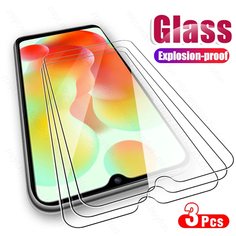 for redmi 12c case 3pcs protective glass for xiaomi redmi12c redmy readmi 12c 12 c c12 screen protector tempered glas film cover