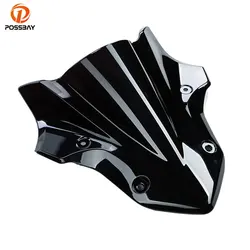 Black Motorcycle Windshield Windscreen Wind Deflector for Kawasaki Z900 2017 2018 2019 ABS Accessories parabrisas moto 윈드스크린