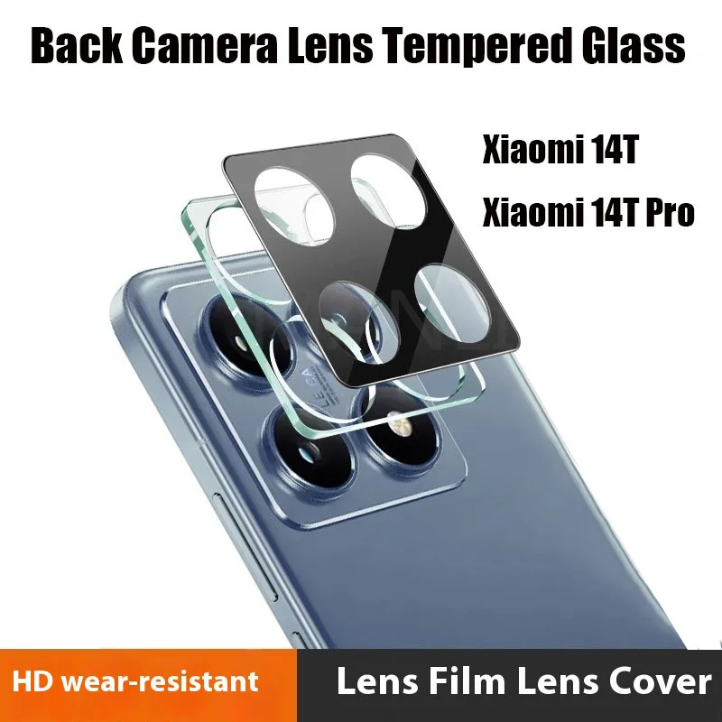 1-3 Pcs For Xiaomi 14T Pro 3D Back Camera Lens Tempered Glass for Xiaomi14T 14TPro Xiaomi13t 13tPro Screen Protectors Film Cover