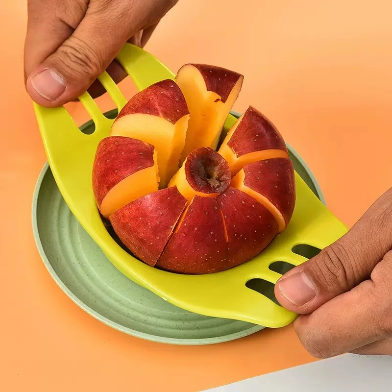 Creative Apple Slicer Divider, Reusable Apple Corer, Stainless Steel Fruit Slicer, Kitchen Gadgets, Kitchen Supplies