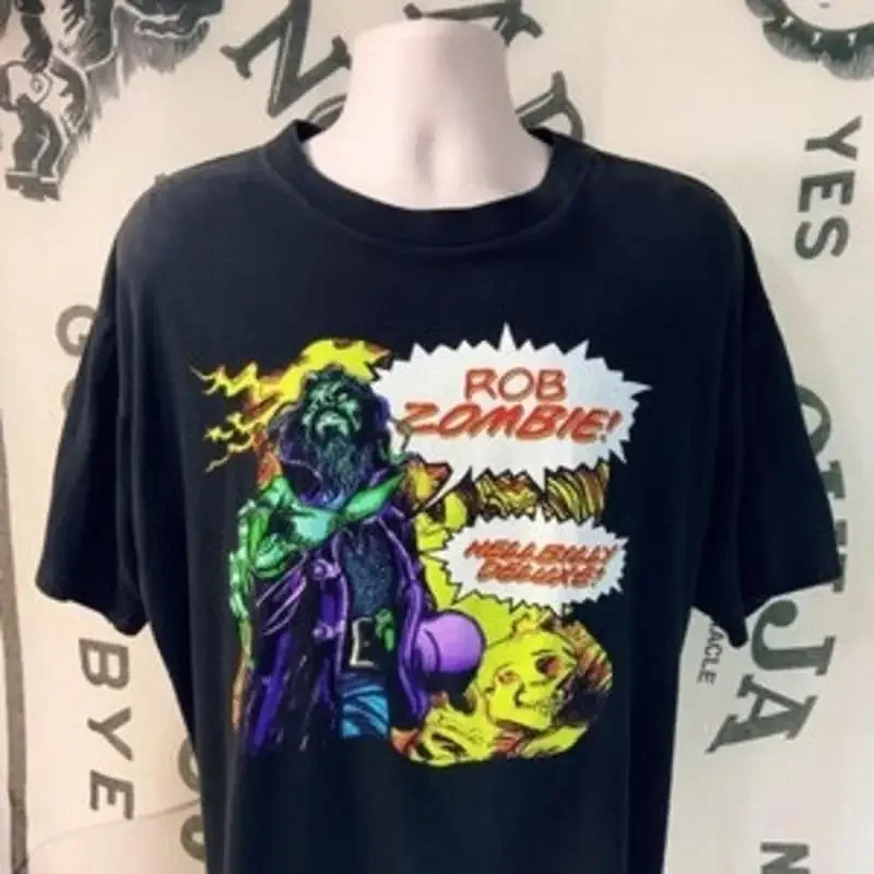 Rob Zombie Hellbilly Deluxe Large Concert T Shirt 1998 Vintage Hh03070