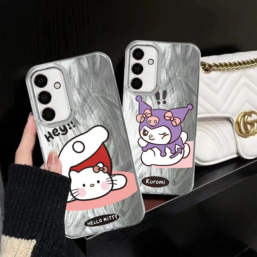 Cute Sanrio Hello Kitty Soft Cover Phone Case for Samsung Galaxy A33 A34 A26 A35 A36 A13 A14 A51 A52 A23 A21s A24 A15 A16 A55