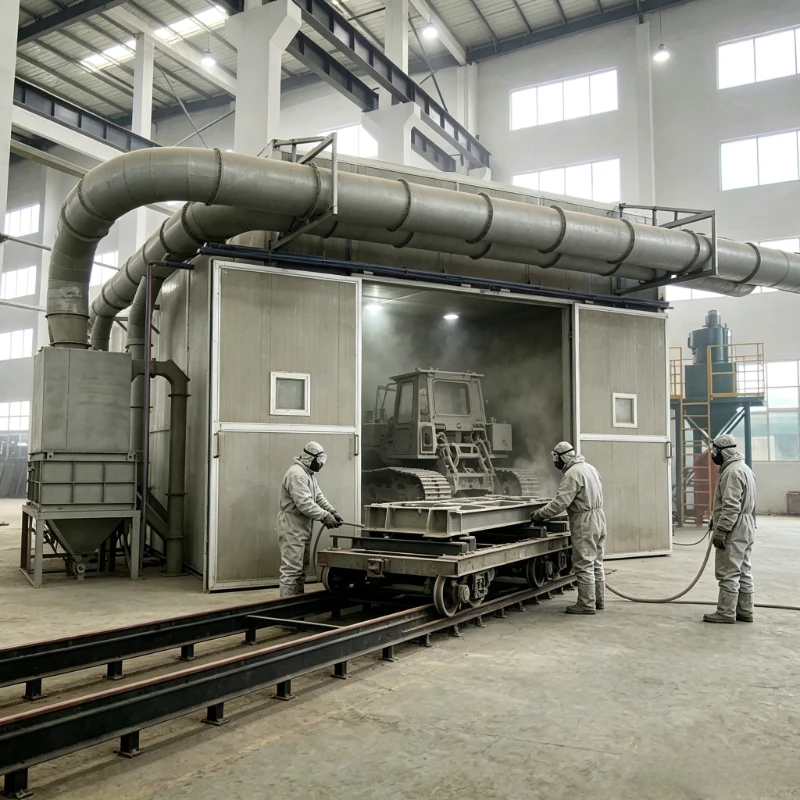 High Quality Multiple Function Spray Container Sandblasting Room Industrial Blast Booth