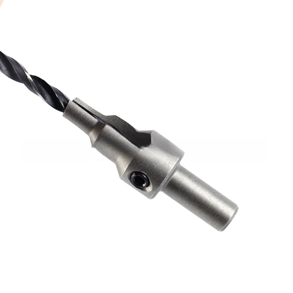 

Set of 5 Three Pointed Woodworking Counterbore Drill Bits 36mm Screw Chamfering for Smooth Countersink in Wood and Metal