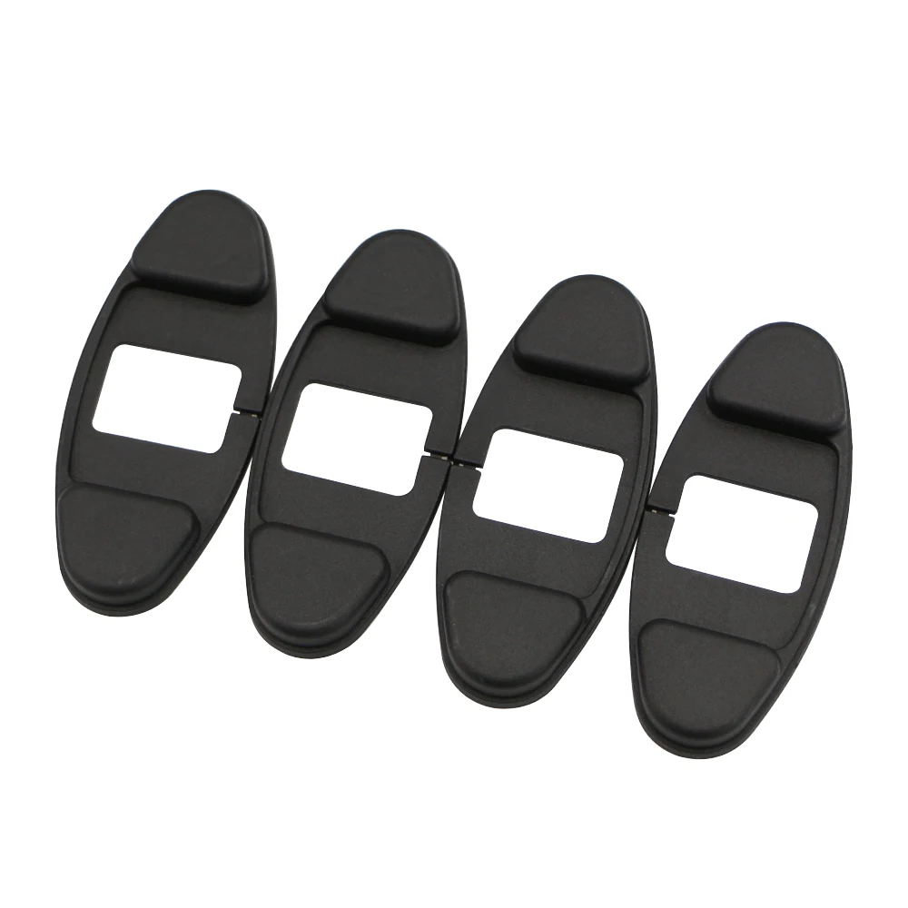 Para nissan xtrail t32 teana sentra versa ensolarado almera tiida fechadura da porta limitador rolha capa protetor adesivo 4 pçs acessórios