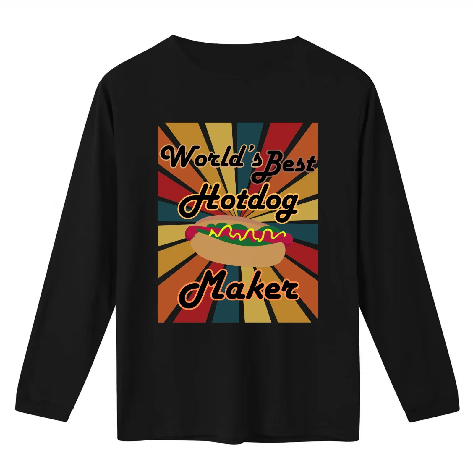 World's Best Hotdog Maker Funny Hot Dog T-Shirt Summer Casual Cotton Tee Oversized Streetwear Tops Vintage Graphic Print