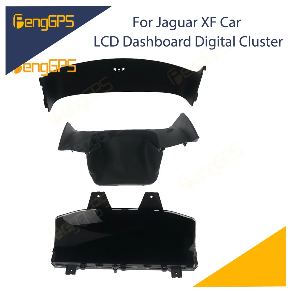 

For Jaguar XF Car LCD Dashboard Digital Cluster Instrument Panel Cockpit Cluster Multifunctional Speedometer