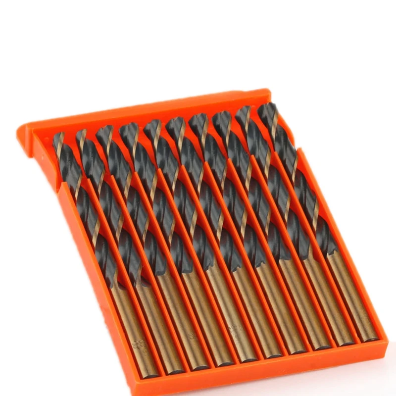 Twist Drill Bit High Speed Steel 4341 Straight Shank Drill Bit For Electric Hand Drill And Bench Drill