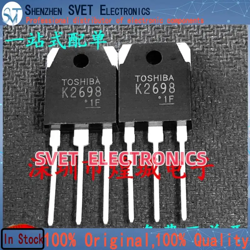 10PCS-50PCS  2SK2698 K2698  TO-3P MOS 500V 15A  Original In Stock Fast shipping