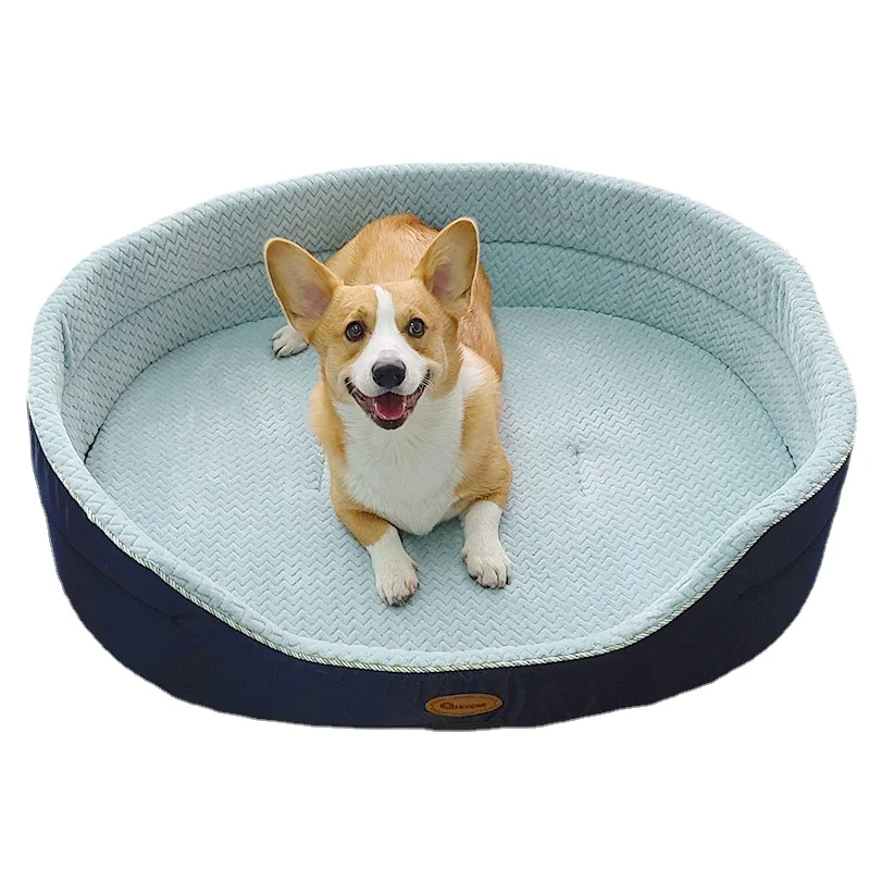 Kennel Four Seasons Universal Removable and Washable Summer Large Dog Dog Sofa Summer Supplies Corgi Dog Bed Pet Bed