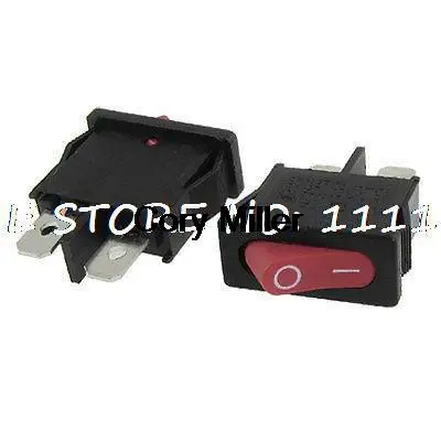 Single Pole Single Throw SPST ON/OFF 2 Position Boat Rocker Switch 2 Pin