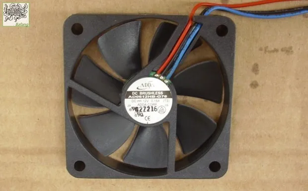 

Jinlingge для ADDA AD0612HB-G76 6 см 6010 3-контактный шарикоподшипник ультратонкий вентилятор охлаждения 0,15 А