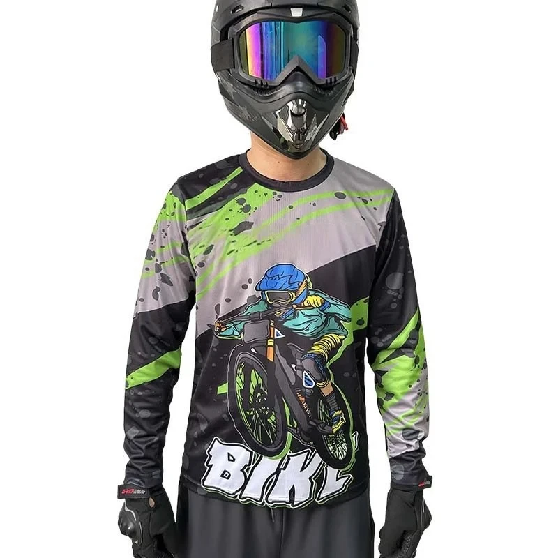 

Trendy Cycling Clothing, Long Sleeved Mountain Bike, Off-road Motorcycle, Outdoor Mountain Bike, Downhill Shirt