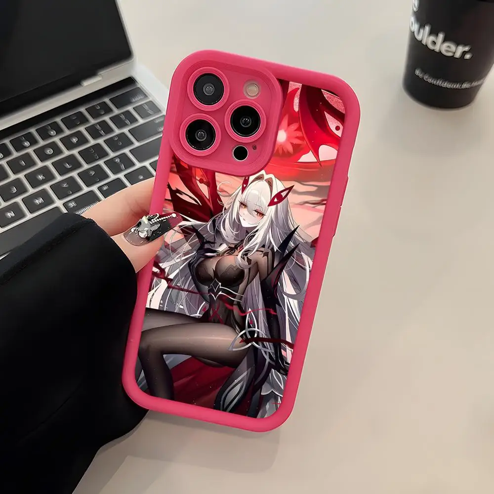 

Game GI Ronova Thicken TPU Mobile Phone Case for iPhone 17 16 15 14 13 12 11 Air Pro Max Plus Colorful Cover