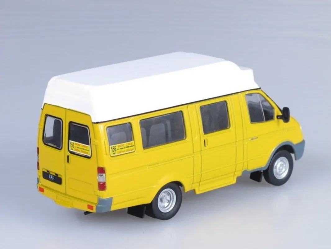 Venda quente 1:43 liga russa gaz modelo de carro, simulação de negócios ônibus carro ornamento, clássico coleção modelo carro, frete grátis