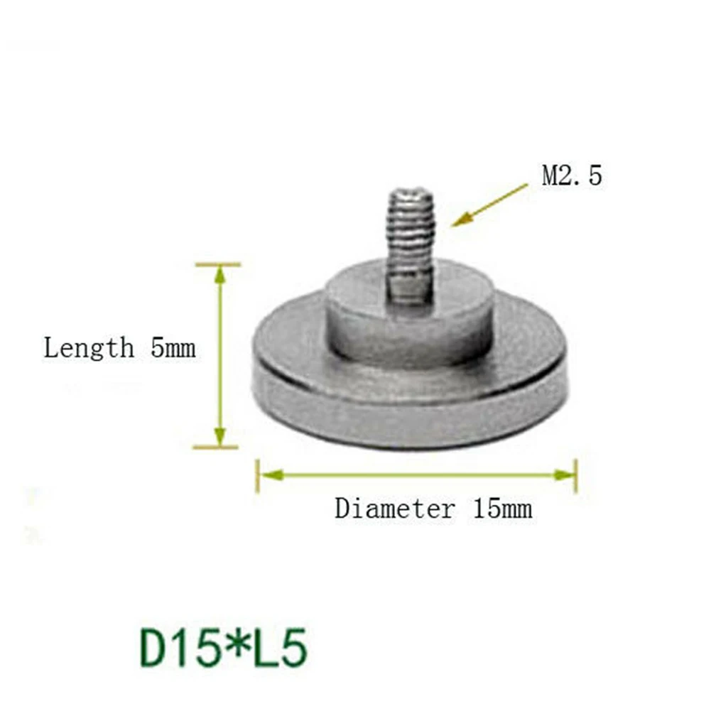 For Dial Thickness Gauge Flat Point Contact Points Compatible with M2 5 Threaded Shanks for Precise Measurements