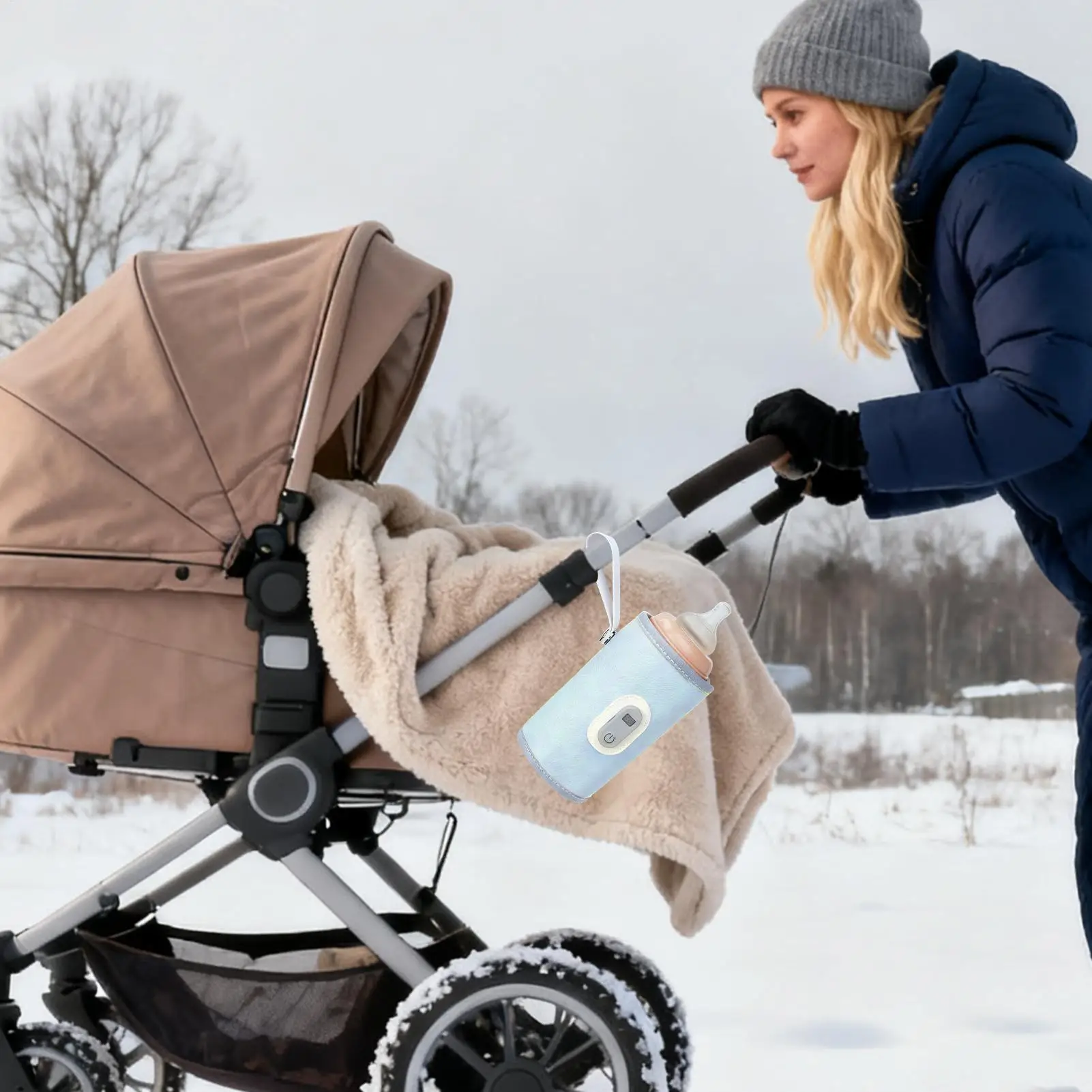 جهاز تسخين حليب الطفل درجة حرارة ثابتة الاحترار كم شاشة ديجيتال جهاز تسخين حليب الأم للطفل صبي فتاة الوالدين المنزل الحضانة #5