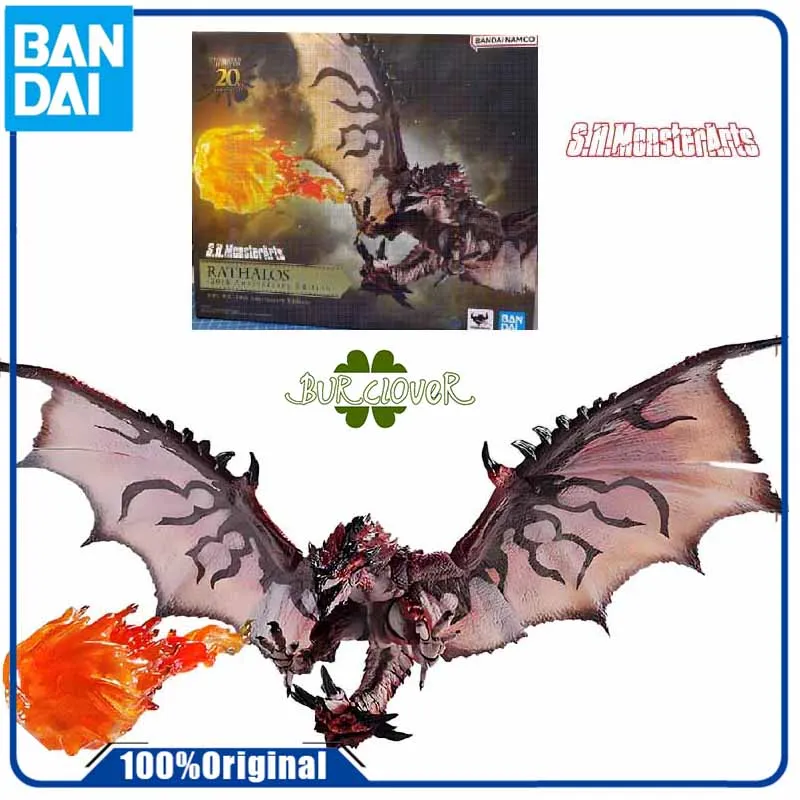 

Bandai Original SHM Anime Figure RATHALOS 20th Anniversary Edition ction Figure Toys For Boys /Girls /Kids /Christmas Gift