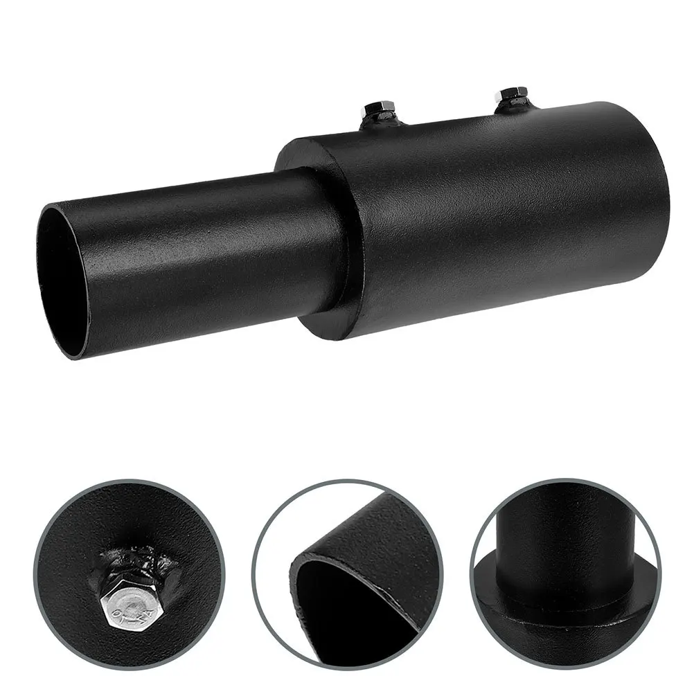 

76 to 48Mm Light Pole Converter Heavy Duty Metal Adapter for Lamp Posts Outdoor Installation Light Pole Tenon
