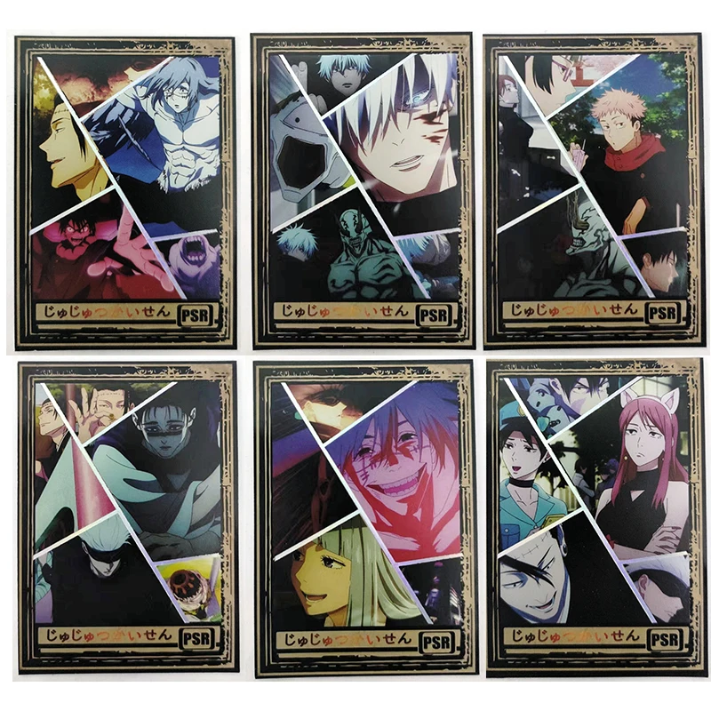 Jujutsu Kaisen PSR Theatre Collectible Card Gojo Satoru Kugisaki Nobara Zen'in Maki Anime Card Toys Christmas Birthday Present