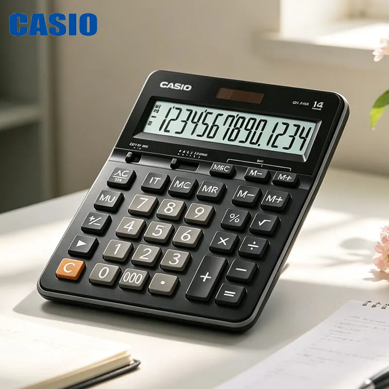 Casio GX-14B/DX-12B/DX-120B/DH-12/MX-12B Long - lasting computer lasting double power supply profit calculation