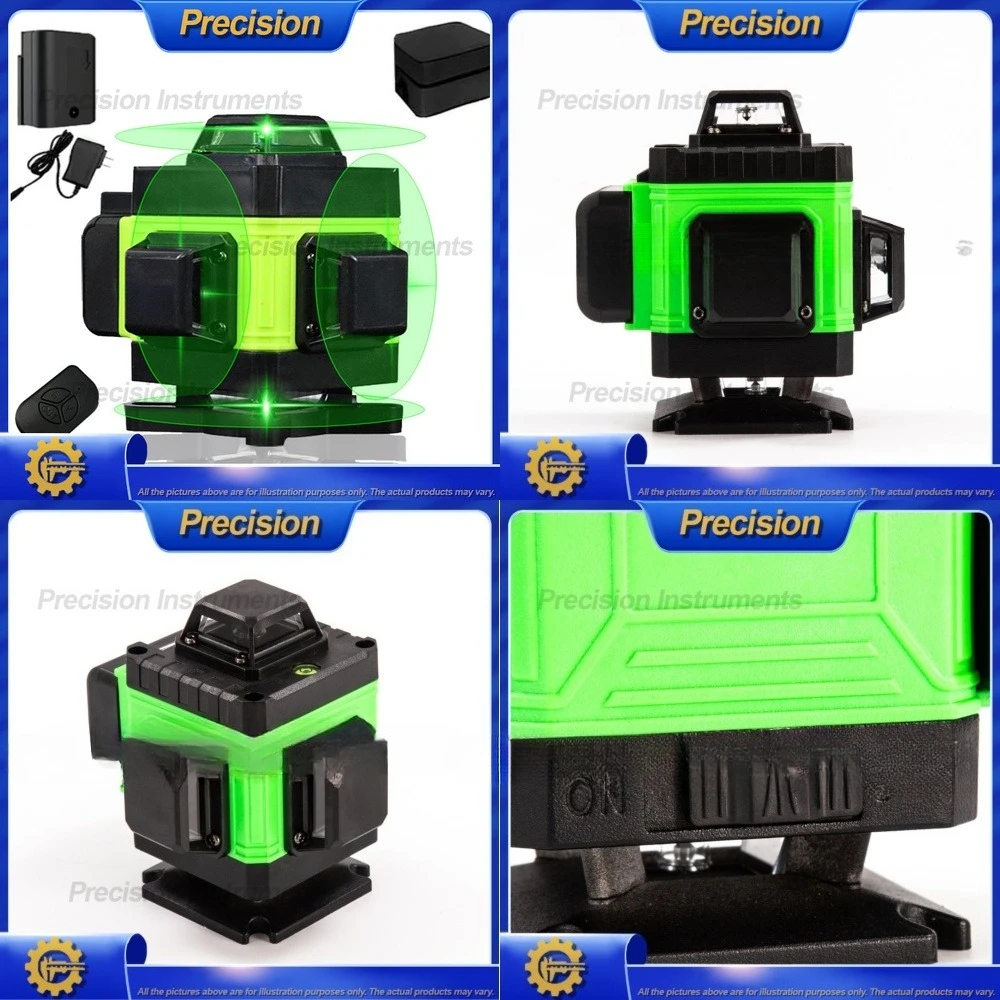 

2026 High Precision Green Beam 8 Line 12 Line 16 Line Laser Level for Indoor Outdoor Automatic Self Leveling Floor Mount