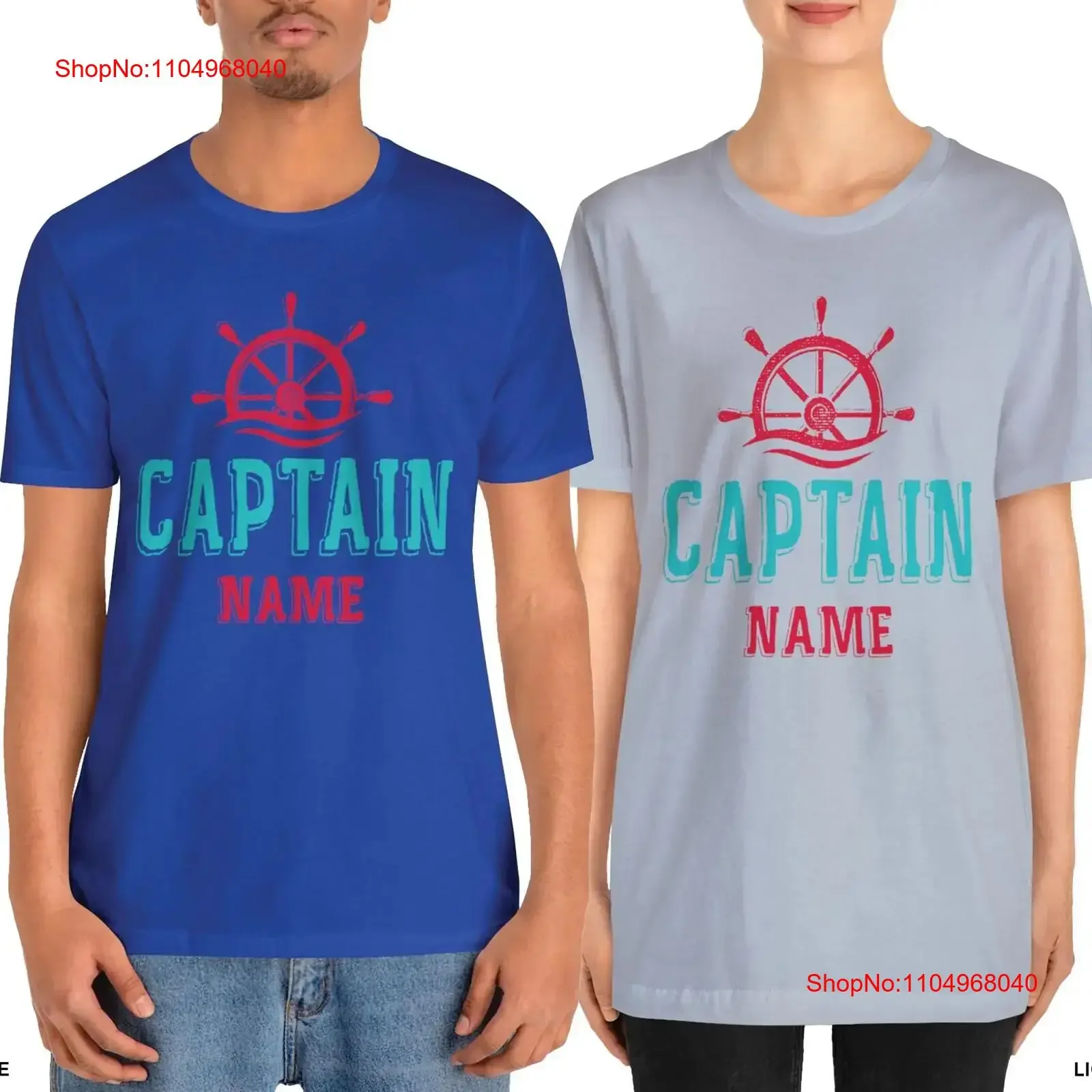 

Boat Captain Personalise Captain's Name T Shirt vintage Washed Versatile homme Comfortable Soft Slightly Stretched Unisex