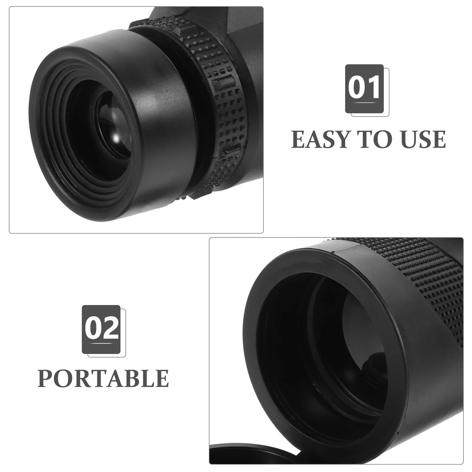 

Hd Monocular Telescope Compact Portable Scope For Adults Night Vision Hunting Hiking Outdoor Bird Watching Gift Pocket Gadget