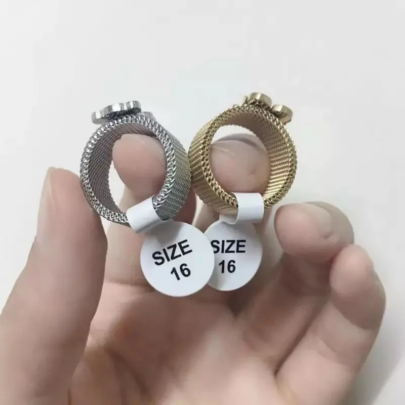 Bear Mesh Rings Stainless Steel Jewelry ring Hot Sell For Best Gift NEVER FADE